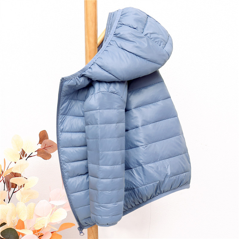 Nova zimska dječja jakna s pamučnom podstavom u jednoj boji iz 2024., lagana i tanka jakna s pamučnom podstavom za dječake i djevojčice, studentska jakna s pamučnom podstavom, velika dječja jakna