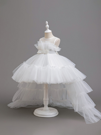 Παιδικό φόρεμα AliExpress με φαρδιά γραμμή, φόρεμα παράστασης για μικρά κορίτσια, φόρεμα με λεπτή τιράντα για κορίτσια με λουλούδια, φόρεμα πριγκίπισσας για κορίτσια