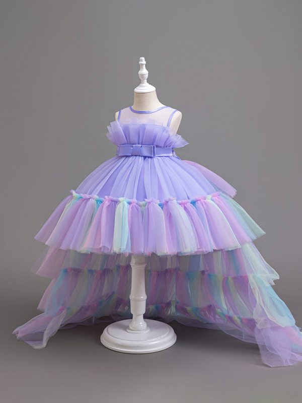 AliExpress dječja vučna haljina, haljina za djevojčice, haljina za predstavu, mrežasta haljina s motivom torte za djevojčice, haljina princeze za djevojčice