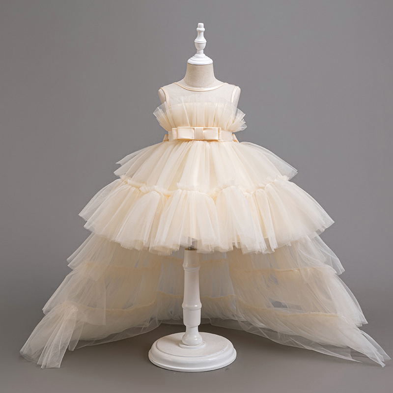 AliExpress dječja vučna haljina, haljina za djevojčice, haljina za predstavu, mrežasta haljina s motivom torte za djevojčice, haljina princeze za djevojčice