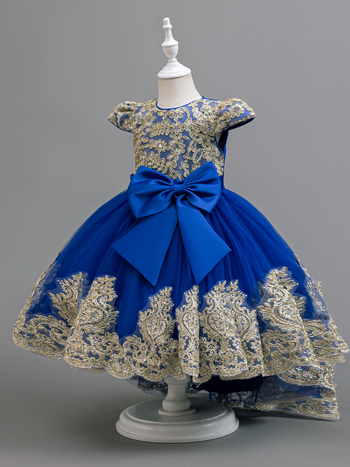 Φόρεμα πριγκίπισσας με φιόγκο και κέντημα σε σχήμα σταυρού, με σχέδιο φιόγκο, για ειδικές γιορτές και εκδηλώσεις, για το Halloween.