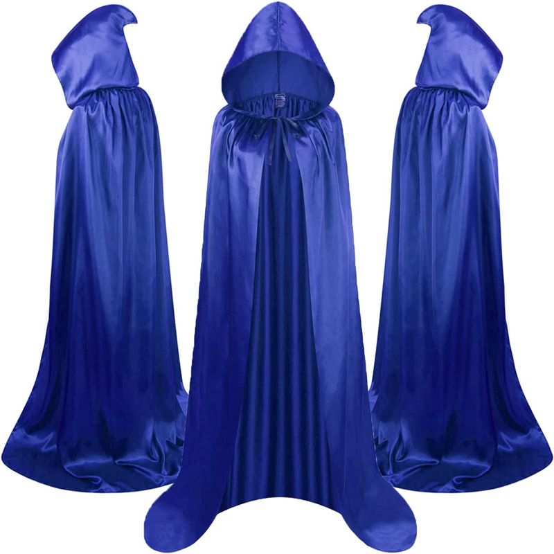 Хелоуин наметало за деца и възрастни, платнено наметало, магьосник, смърт, грим, реквизит, Европа и Америка, трансгранично