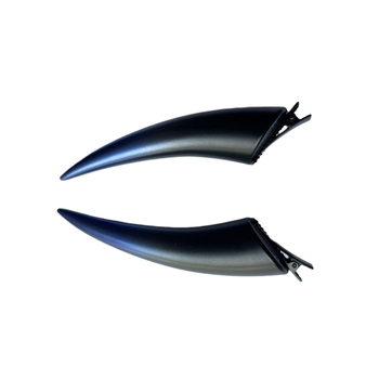 Σκούρα γοτθική πένσα γωνιακής άκρης διαβόλου για μαλλιά, κοστούμι αποκριών, κινούμενα σχέδια, μαύρα αξεσουάρ μαλλιών, φουρκέτα