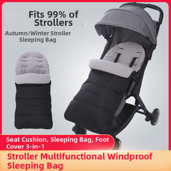 Laste kärupadi, kõrge maastikuga vihmavari, auto multifunktsionaalne esiklaasi magamisjalakate, neli aastaaega, universaalne sügis ja talv