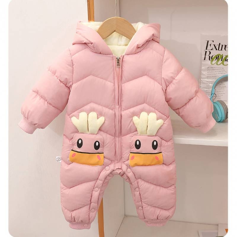 Vastsündinud beebi talvine väljaminev puuvillast polsterdatud jope külmakindel täiskuu saja päeva beebi võõra stiilis poiste müts soojad mütsid