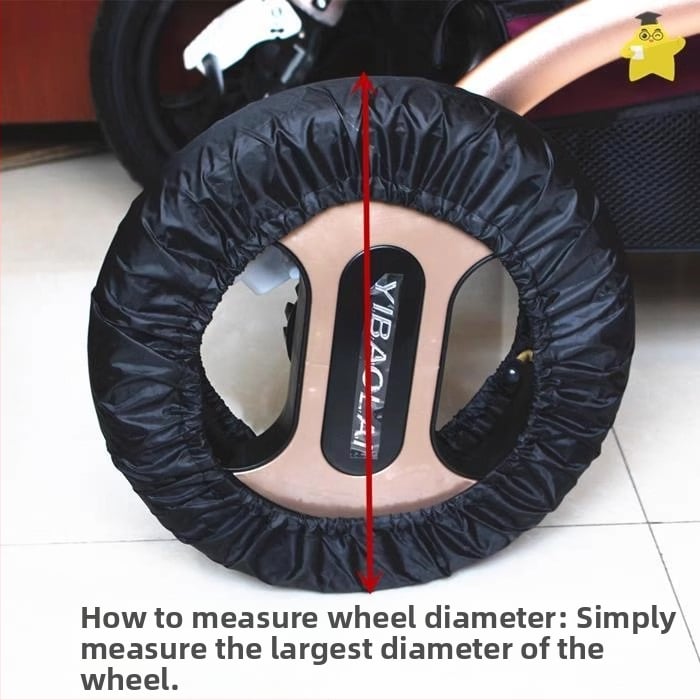 Трансграничен калъф за гуми за бебешка количка, калъф за колела, вътрешен, водоустойчив и устойчив на замърсяване, защитен калъф за предни и задни колела