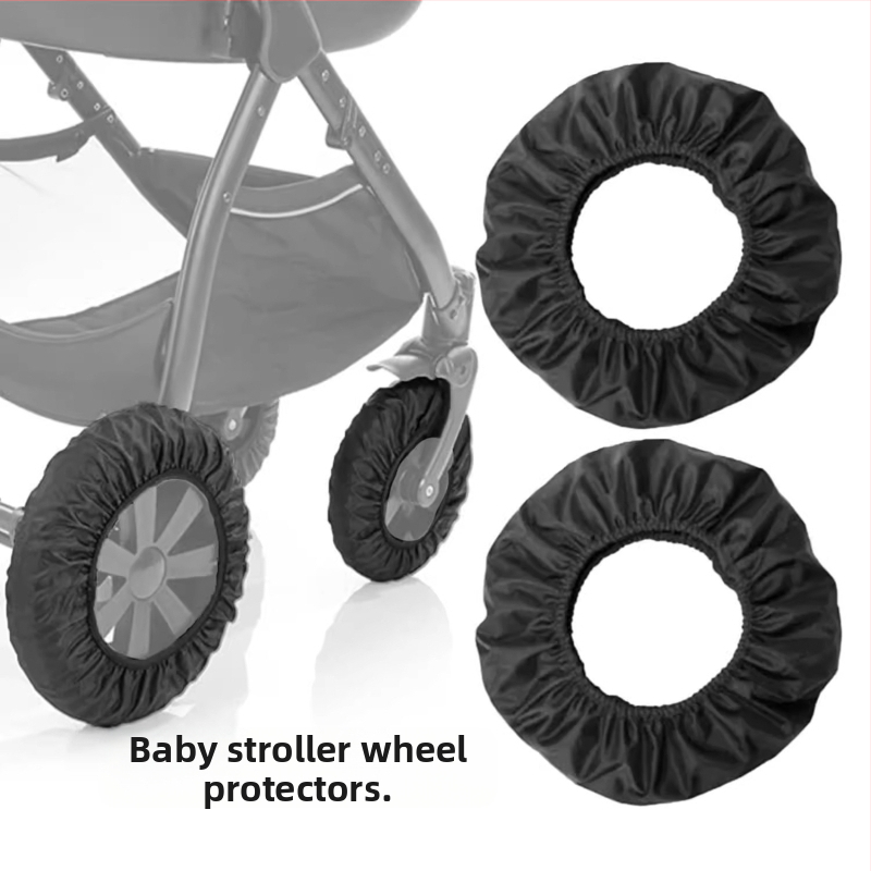 Piiriülene lapsevankri rehvikate rattakate siseruumides kasutatav veekindel ja mustusevastane esi- ja tagaratta kaitsekate