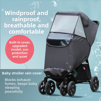 Beebivankri vihmakate, tuulekindel kate, universaalne beebi- ja laste vihmavari, autokäru, kaitsev vihmamantel, talvine vihmakindel tuulekate