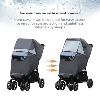 Beebivankri vihmakate, tuulekindel kate, universaalne beebi- ja laste vihmavari, autokäru, kaitsev vihmamantel, talvine vihmakindel tuulekate