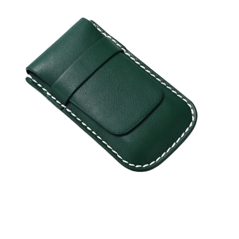 Laos Mehaaniline kellakaitse Nahkne hoiukott Lihtne Moodne Kriimustuskindel Kellakate Kaasaskantav Hoiukoht Reisimiseks