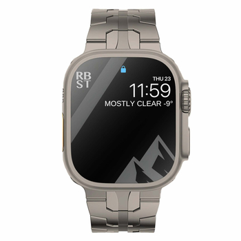 Каишка от чист титанов метал Iron Man за Apple Watch 9, Apple Watch Ultra и S9 Ultras 8