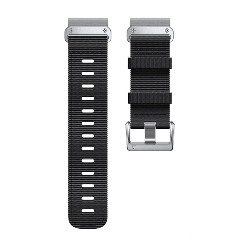 Sobib Garmin FeniX7X/6X PRO/935/3HR kelladele. Nailonist kiirkinnitusega 22/26 mm kootud kellarihm.