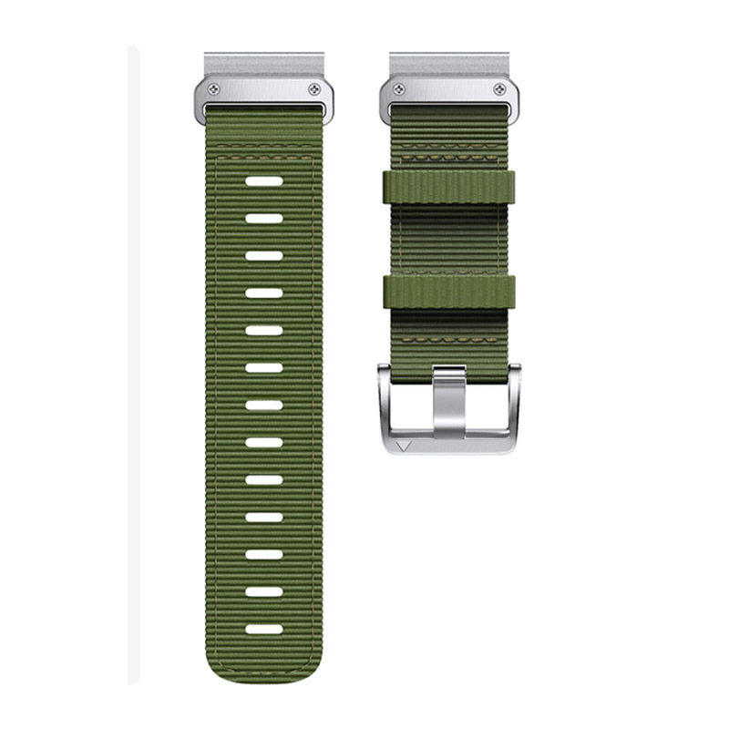 Sobib Garmin FeniX7X/6X PRO/935/3HR kelladele. Nailonist kiirkinnitusega 22/26 mm kootud kellarihm.