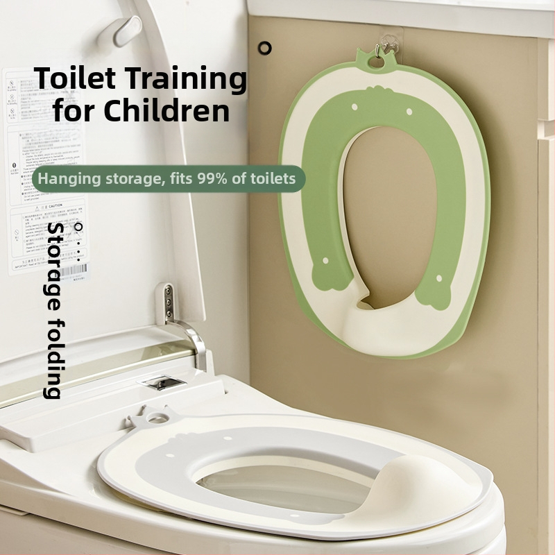 Παιδικό κάθισμα τουαλέτας, κρίκος τουαλέτας για νήπια, κάθισμα τουαλέτας για αγόρια και κορίτσια, μπορεί να κρεμαστεί, μαξιλάρι τουαλέτας, κάθισμα τουαλέτας