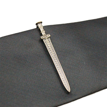 Мъжка щипка за яка, меден материал, висококачествен златен меч, сребърен, бордо, червен, трансгранична, гореща продавана щипка за вратовръзка