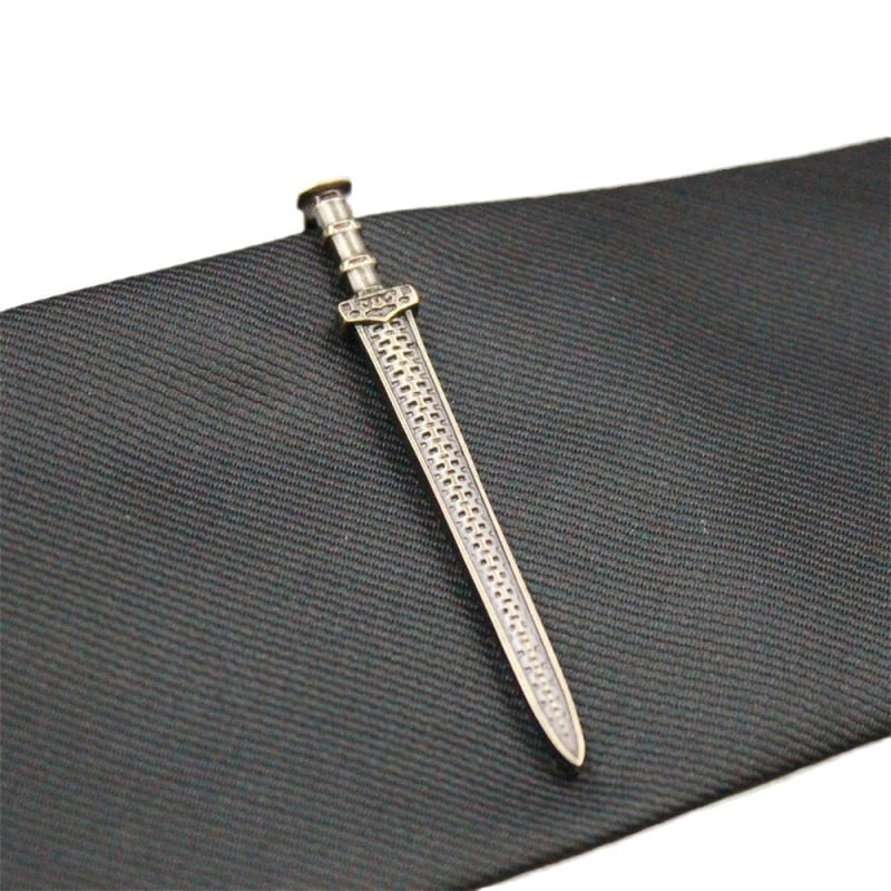 Κλιπ γιακά ανδρικού κολάρου από χάλκινο υλικό, υψηλής ποιότητας, χρυσό σπαθί, ασημί κρασί, κόκκινο, διασυνοριακό, κλιπ γραβάτας με υψηλές πωλήσεις