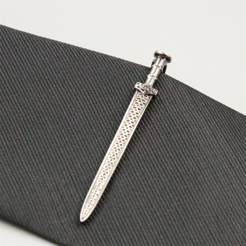 Κλιπ γιακά ανδρικού κολάρου από χάλκινο υλικό, υψηλής ποιότητας, χρυσό σπαθί, ασημί κρασί, κόκκινο, διασυνοριακό, κλιπ γραβάτας με υψηλές πωλήσεις