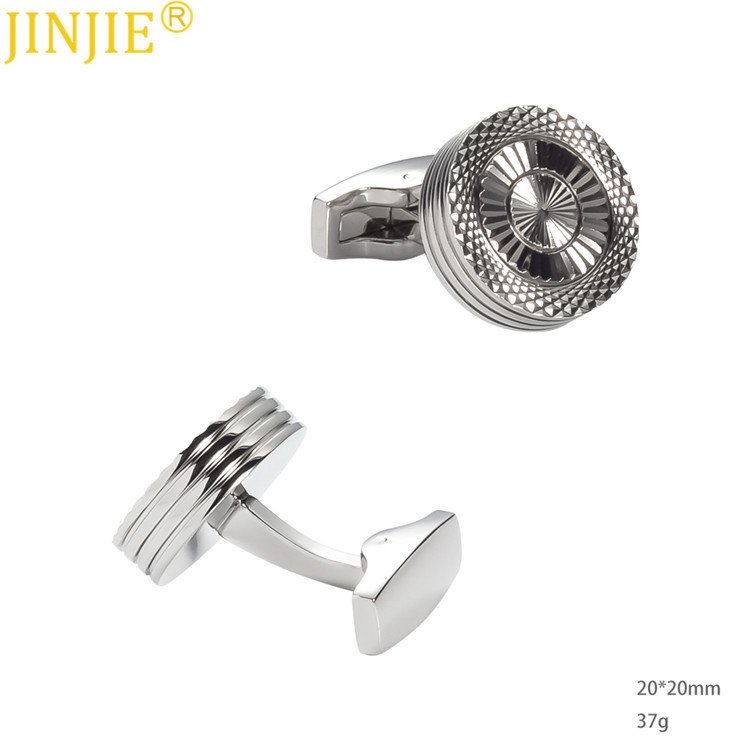 Aukštos kokybės apvalios, dvigubai dengtos metalinės sąsagos, didmeninė prekyba vyriškomis, paauksuotomis prancūziškomis sąsagomis