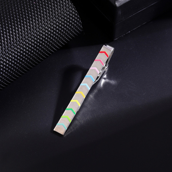 Euroopa ja Ameerika loominguline mood uus vikerkaareseeria meeste kraeklamber isikupärastatud äri lihtsa ülikonna kraeklambri kaunistused