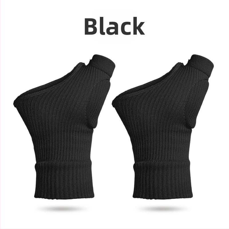 Novi crni štitnik za zglob pod pritiskom za veliki prst, sportski, prozračni štitnik za ruke za tipkovnicu računala