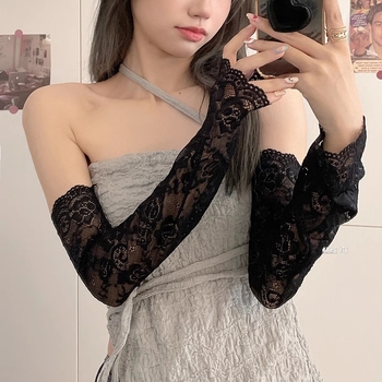 Pitsiline jäävarrukas suvine päikesesirm hingav päikesekaitse käevarrukas õues autojuhtimise UV-kaitsega käe päikesekaitsevarrukas