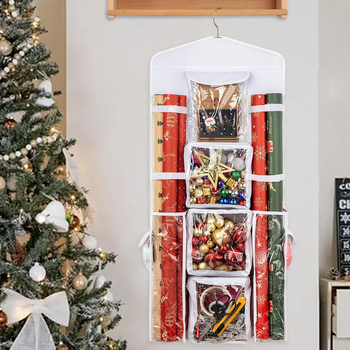 Piiriülene kuum varustus 600D Oxfordi riidest kinkepaberist rippkott jõulukinkide riputuskott uksega tagumine hoiukott