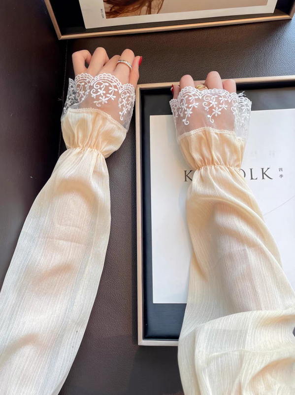 2024. aasta uued pitsist tikitud päikesekaitsekreemiga jäävarrukaga naiste suvised sõidukindad, ratsutamispäikesevari, lahtised käevarrukad