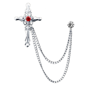 Euroopa ja Ameerika klassikaline ristpross meeste retro tutiga ketiga rhinestone korsettülikonna aksessuaaride tootjate hulgimüük