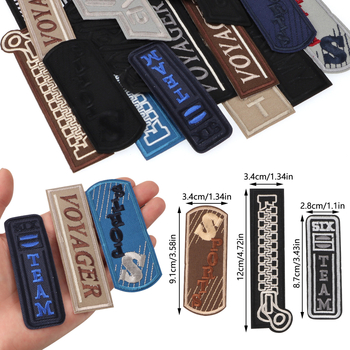 Νέο ύφασμα μπάλωμα ρετρό συνδυασμός τζιν μαύρο σήμα DIY ρούχα μπάλωμα υφάσματος μπάλωμα στρατιωτικό μετάλλιο κέντημα μπάλωμα