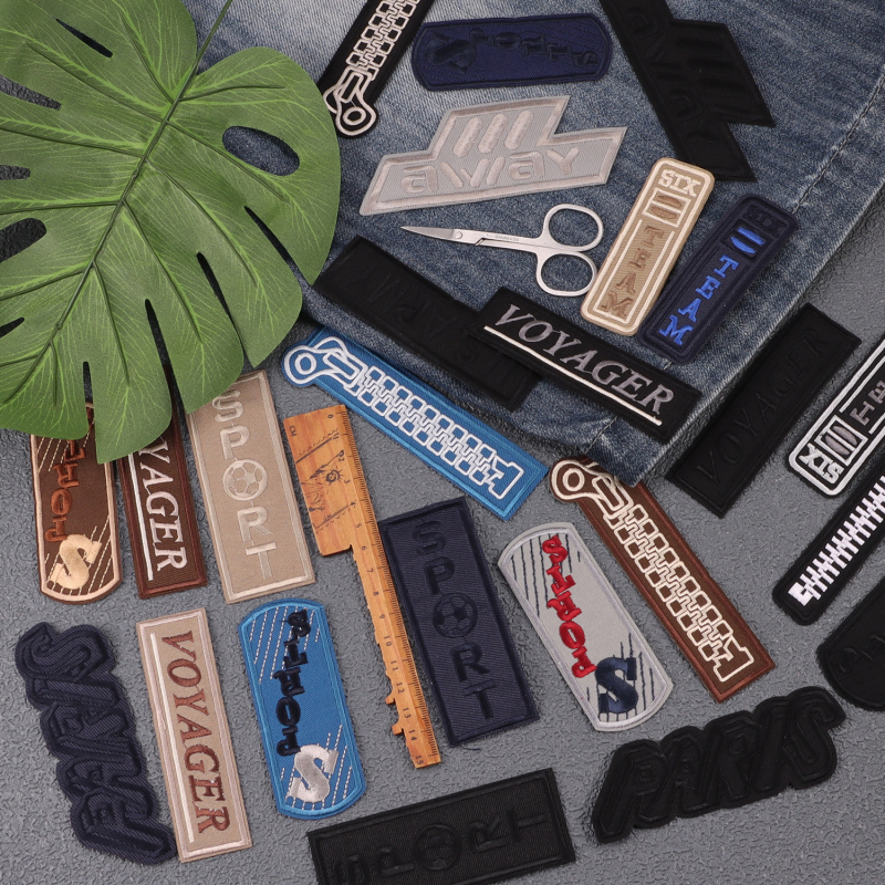 Uus riidest plaaster retro kombinatsioon teksariidest must märk isetehtud rõivaste riidest plaaster plaaster sõjaväe medali tikkimisplaaster