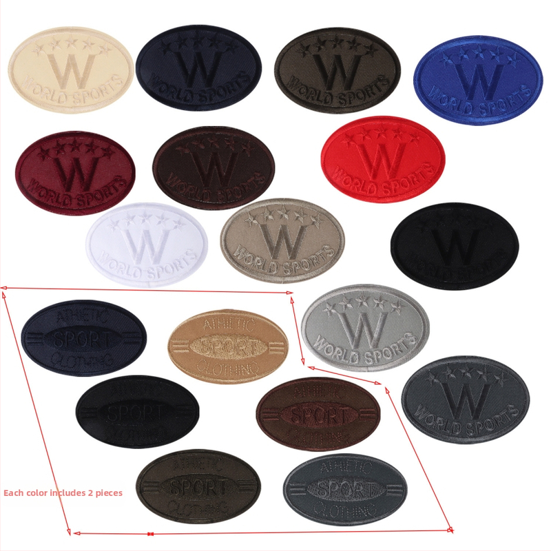 Uus riidest plaaster retro kombinatsioon teksariidest must märk isetehtud rõivaste riidest plaaster plaaster sõjaväe medali tikkimisplaaster