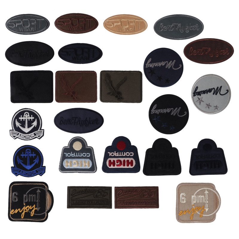 Uus riidest plaaster retro kombinatsioon teksariidest must märk isetehtud rõivaste riidest plaaster plaaster sõjaväe medali tikkimisplaaster