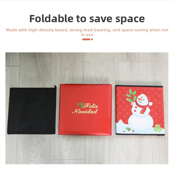 2022 Νέο Χριστουγεννιάτικο Δωροκουτί Παιχνιδιού Αδιάβροχο και Ανθεκτικό στη Σκόνη Σκαμνί Αποθήκευσης Amazon Home Παιδικό Κουτί Αποθήκευσης Χριστουγέννων