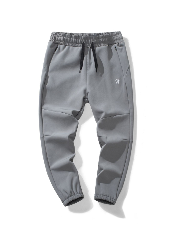 Мъжки спортни ежедневни панталони за открито, удебелени водоустойчиви, дишащи, с еластична талия