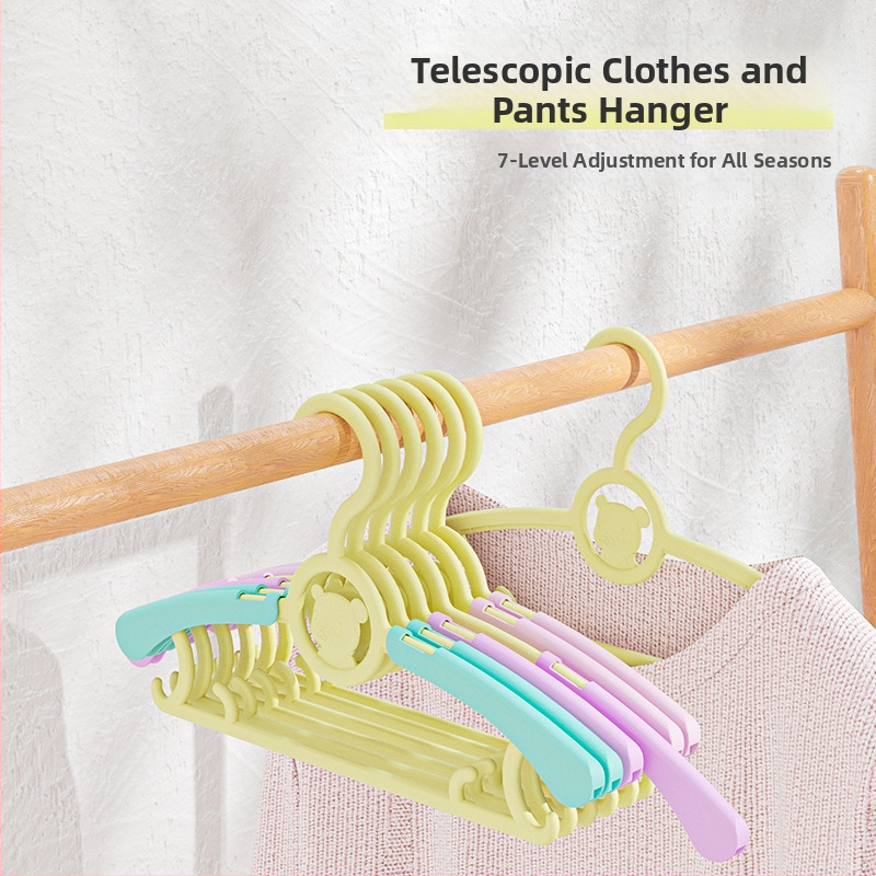 Multifunktsionaalne laste riidepuu sissetõmmatav hoiustamisriiul beebiriidepuule plastist majapidamises kasutatav tuulekindel kuivatusriidepuu kohandamine