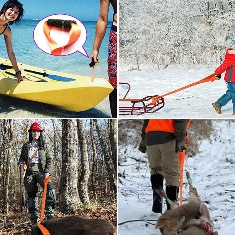 Gamintojo paruoštas tarpvalstybinis „Amazon“ šviesą atspindintis elnių ragų apvadas su elnių virve lauko medžioklės diržas medžioklės elnių virvė