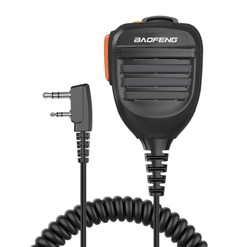 Baofeng interphone täiustatud käsimikrofon sobib Baofeng UV-5R/UV-82/BF-888S käepidemetele, universaalne K-pea.