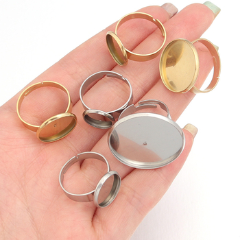 Ρετρό θήκη δαχτυλιδιών με κοίλο άνοιγμα ρυθμιζόμενο δαχτυλίδι με ένθετο δαχτυλίδι, DIY δίσκος κοσμημάτων χονδρικής
