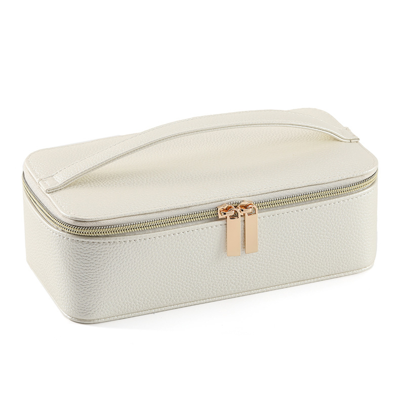 Διασυνοριακό κουτί κοσμημάτων PU Απλό φορητό αντιοξειδωτικό διαφανές κουτί αποθήκευσης κοσμημάτων βραχιόλι σκουλαρίκια κολιέ σε απόθεμα