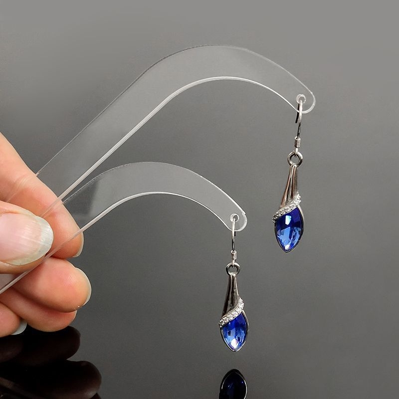 Auskarų išbandymo įrankis, auskarų stovas, akrilinis auskarų stovas, gyvo kambario rekvizitai, skaidrus bandymo įrankis