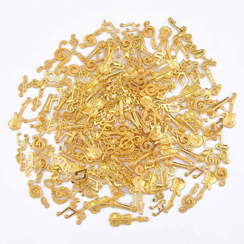 DIY retro sulamist segatud ripats muusikariistade seeria mood kaelakee käevõru ripats ehete aksessuaarid hulgimüük