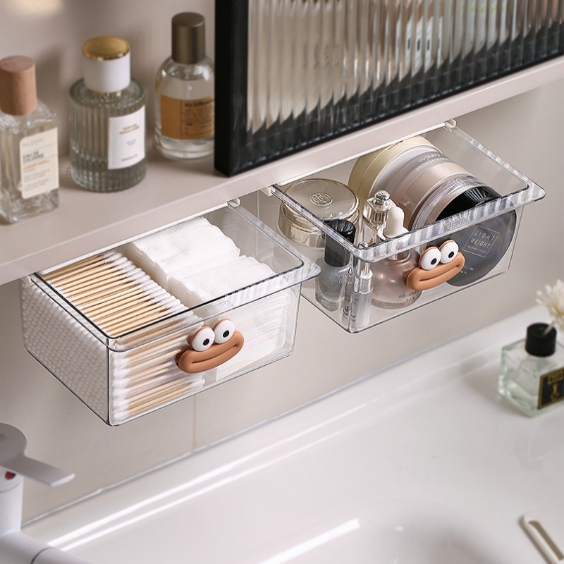 Peegelkapi sahtliga tualettruumi hoiukast vatitupsuga puuvillane hoiuruum tolmukindel väljatõmmatav riiul hulgimüük