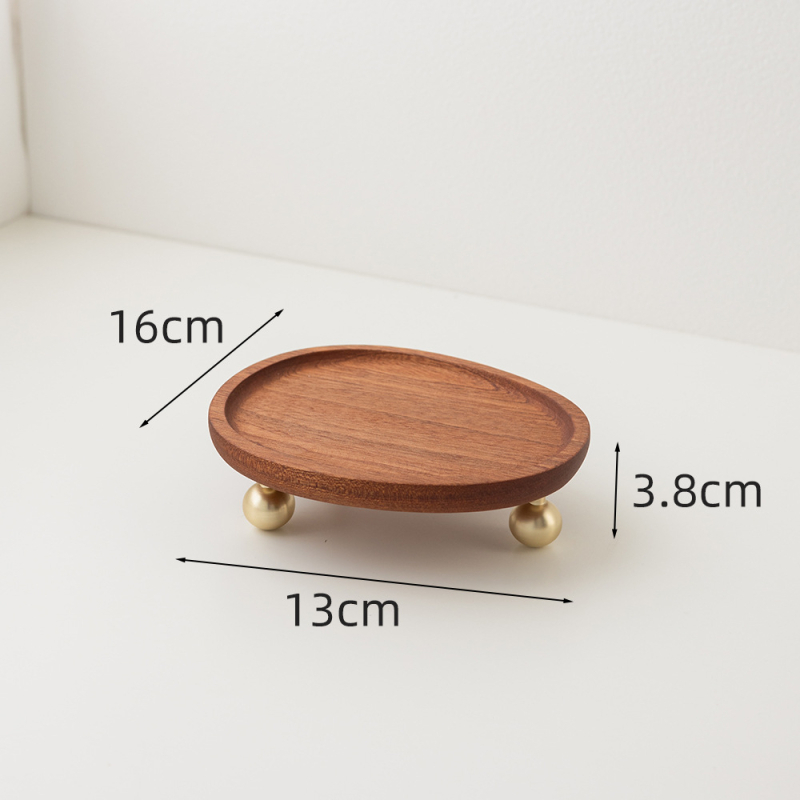 Täispuidust eebenipuust ehete karikasalus ehterõngas kaelakee vitriinplaat ehete vitriinalus laskmine