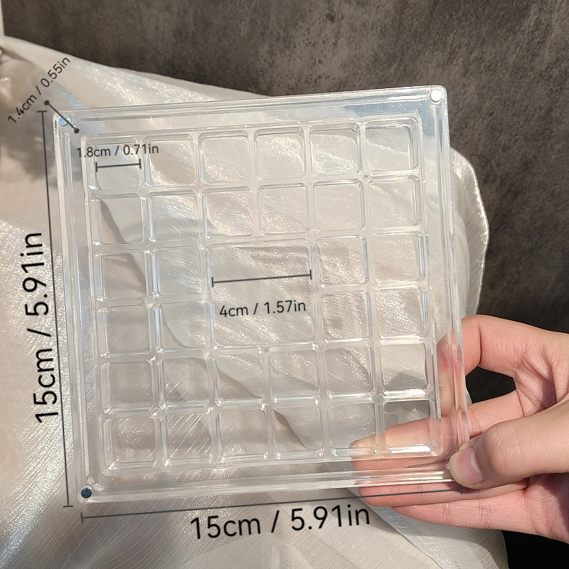 Šventinė kūrybinė akrilinė permatoma kriauklių laikymo dėžutė Pajūrio akmens maža kriauklių kolekcija magnetinė laikymo dėžutė