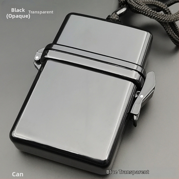 Χονδρικό χονδρικό κουτί τσιγάρων hip-hop διαφανές πλαστικό κουτί τσιγάρων με κρεμαστό λαιμό στην παραλία, ακρυλικό κουτί αποθήκευσης, δημοφιλές αδιάβροχο κουτί τσιγάρων