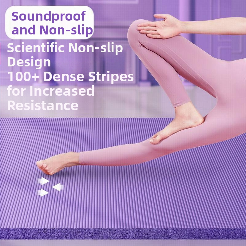 Αντιολισθητικό χαλάκι γιόγκα για οικιακή χρήση, διευρυμένο και παχύ, ηχομονωτικό και απορροφητικό χαλάκι, ειδικό χαλάκι χορού για κορίτσια σε εσωτερικούς χώρους για αθλήματα φοιτητικών κοιτώνων
