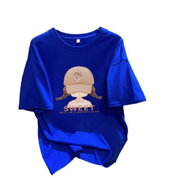 Европейска бяла тениска с къс ръкав, дамска, лято 2025, нов свободен дизайн, смисъл, ниша, универсален външен вид, носещ топ с половин ръкав