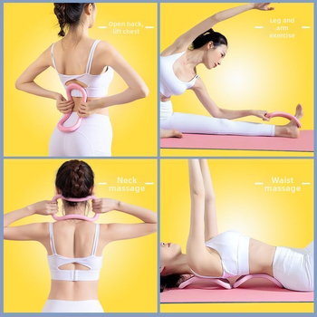 Δαχτυλίδι Pilates για άνοιγμα ώμων και πλάτη Κλιπ δαχτυλιδιού γιόγκα ομορφιάς για άνοιγμα πλάτης και συσκευή εκγύμνασης ώμων και ποδιών Διασυνοριακή αλυσίδα εφοδιασμού εργοστασίων εξωτερικού εμπορίου