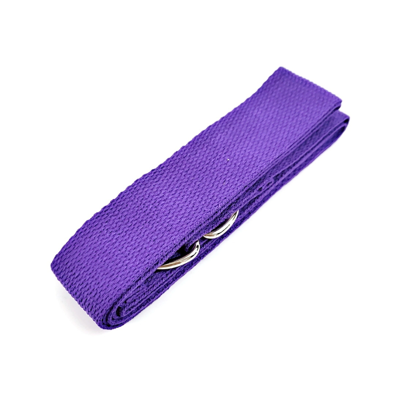 Puhast puuvillast venivöö jooganööriga venivöö spordi- ja fitness-venivöö reguleeritav jooga abivöö avatud õlaga