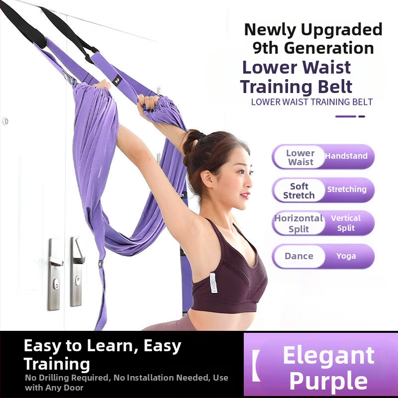 Alumise vöö õhust jooga tross kodujooga hobuse tagurpidi seismise treeningvarustus naiste ukse venitusvöö